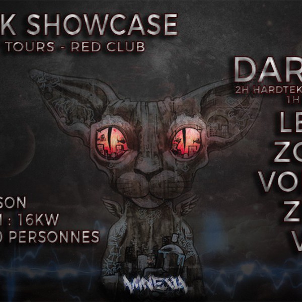 Darktek Showcase - Tours - RedClub w/ Darktek 3H / Le Bask / Zone 33 / Vortek's / Ziqooh / Venom