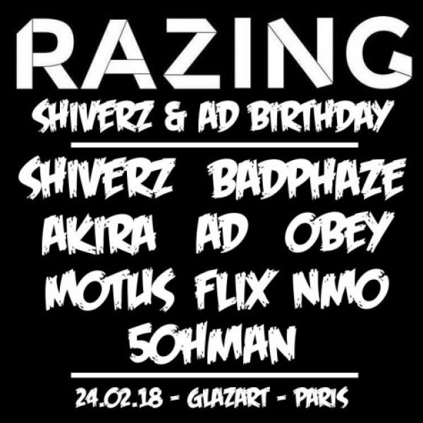 RAZING #12 : SHIVERZ & AD BIRTHDAY
