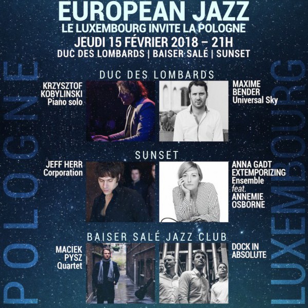 PROMO - European Jazz : Le Luxembourg invite la Pologne