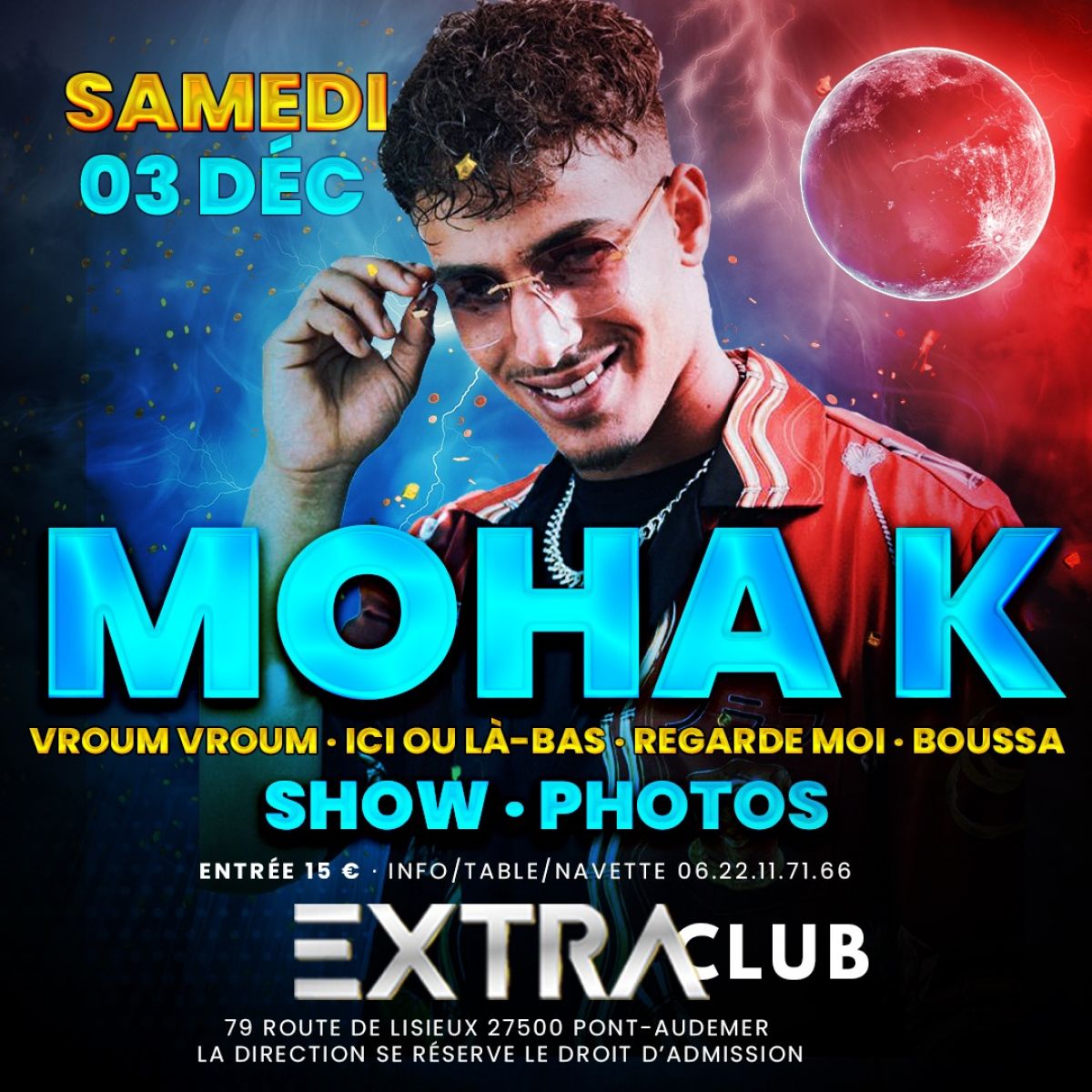 MOHA K EN SHOWCASE À L’EXTRA C’UB