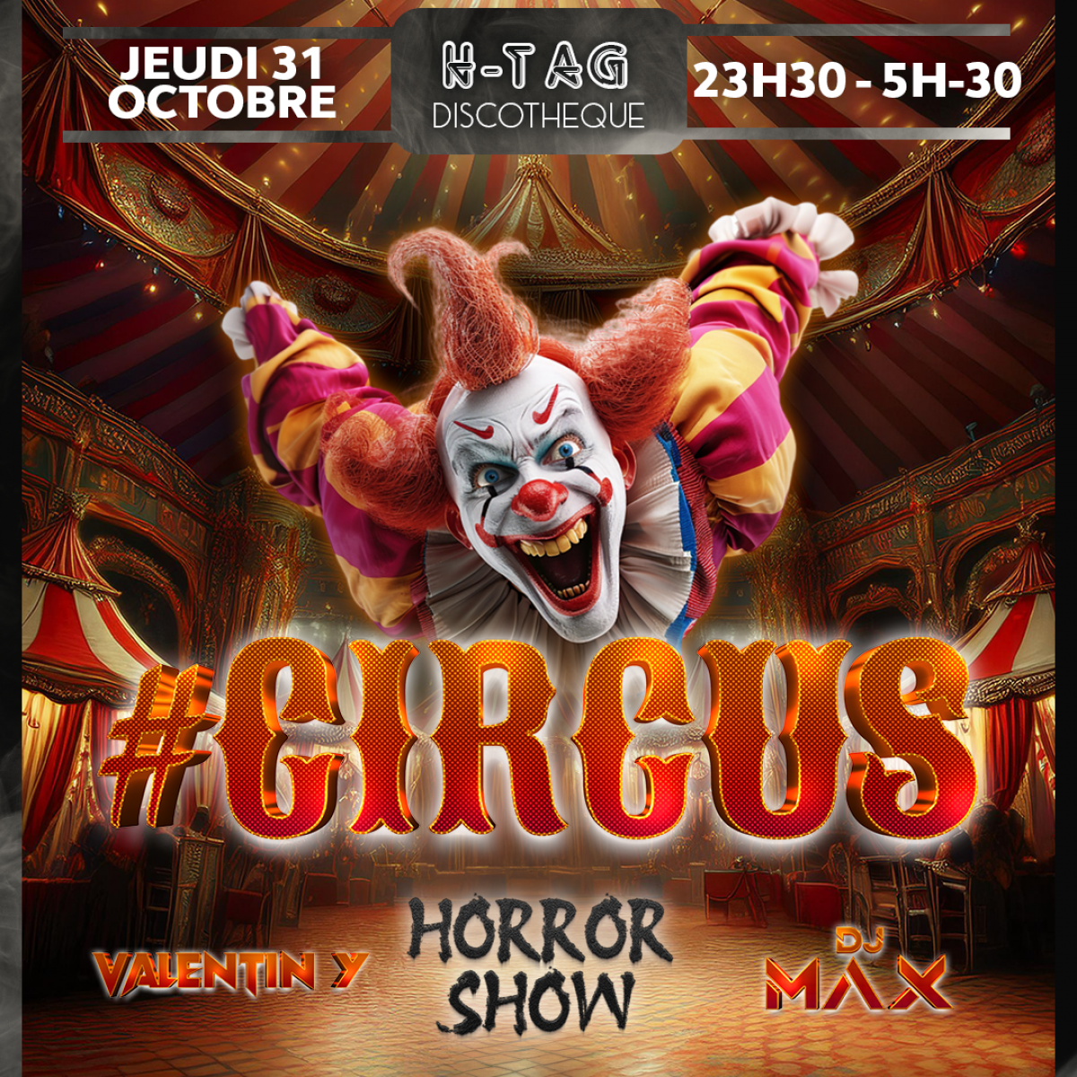 Circus Horror Show au H-TAG
