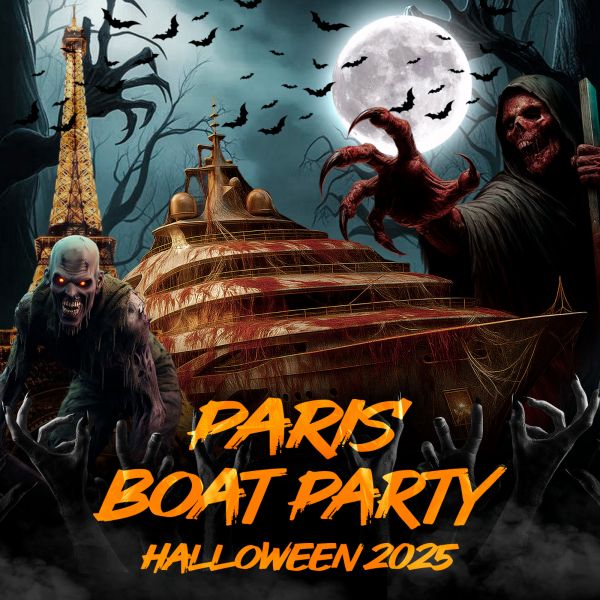 PARIS BOAT HALLOWEEN PARTY BATEAU CLUB HANTÉ NOTRE DAME