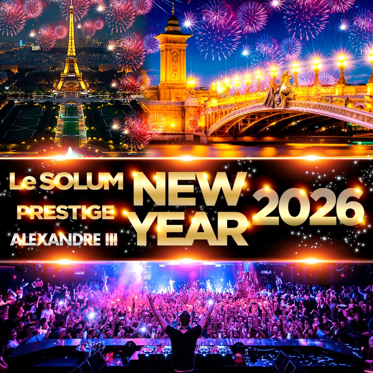 REVEILLON PRESTIGE BIG PARTY ALEXANDRE III NEW YEAR 2026