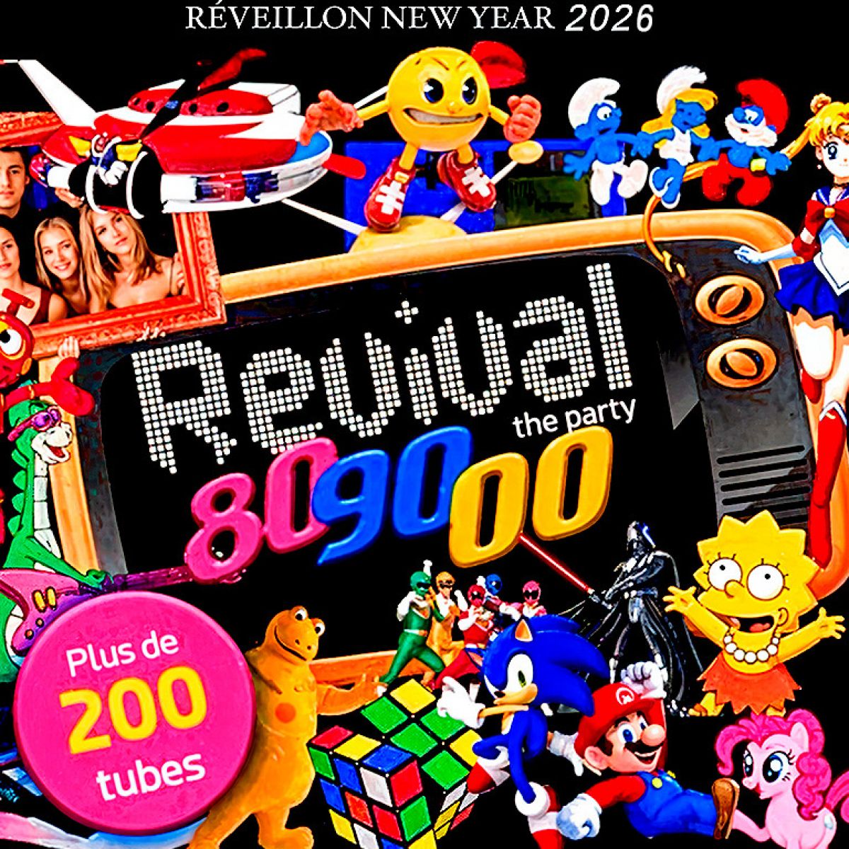 REVIVAL NEW YEAR PARTY 2026 ANNÉES 80-90-00