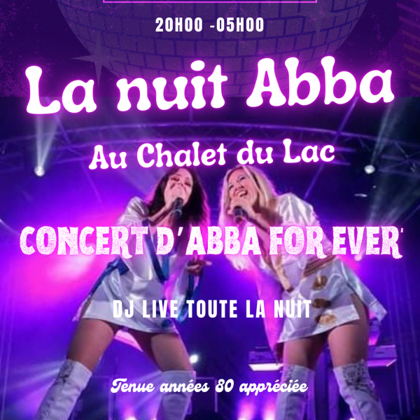 La nuit ABBA au Chalet du Lac