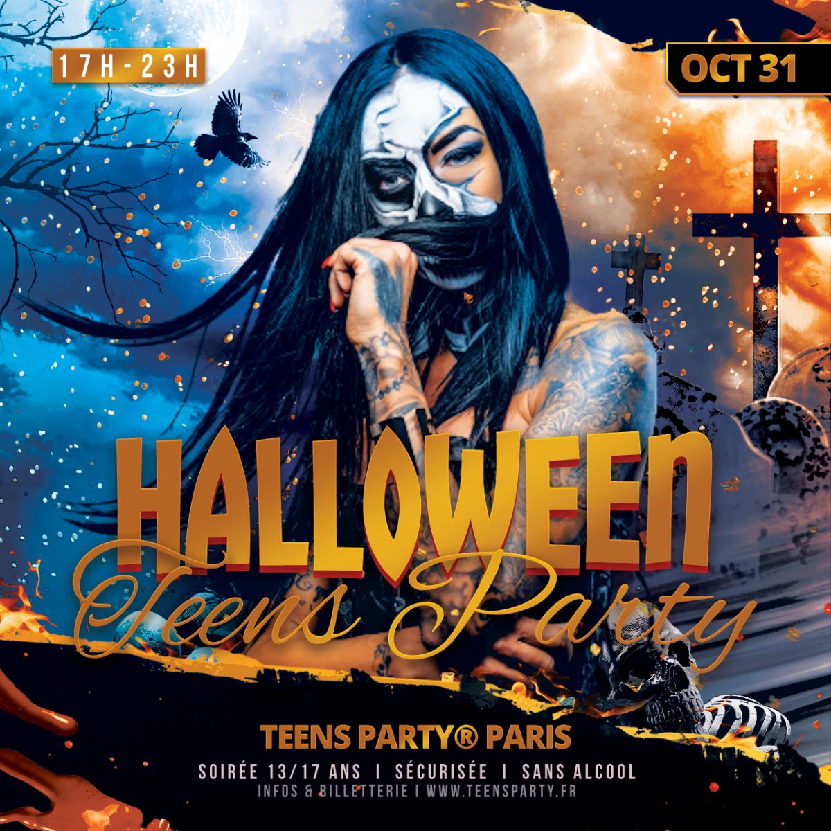 Halloween Teens Party Paris 2025