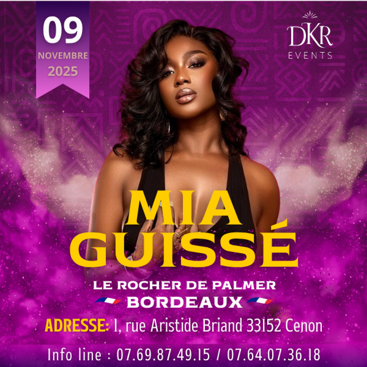 Concert Mia Guissé – Bordeaux – 09 novembre 2025