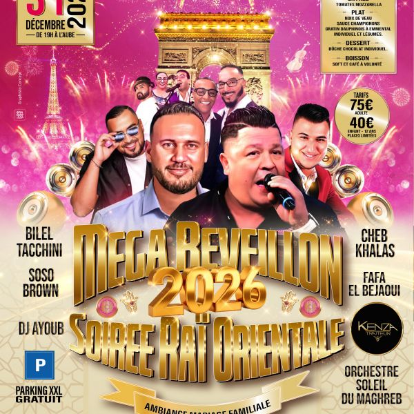 MEGA RÉVEILLON RAI ORIENTALE CHAABI KABYLE 2026