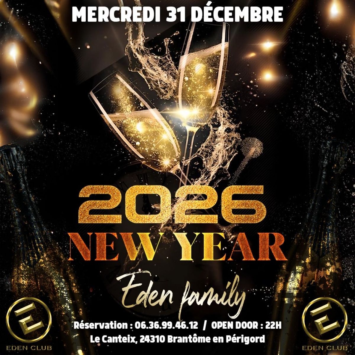 Nouvel an à L'Eden club