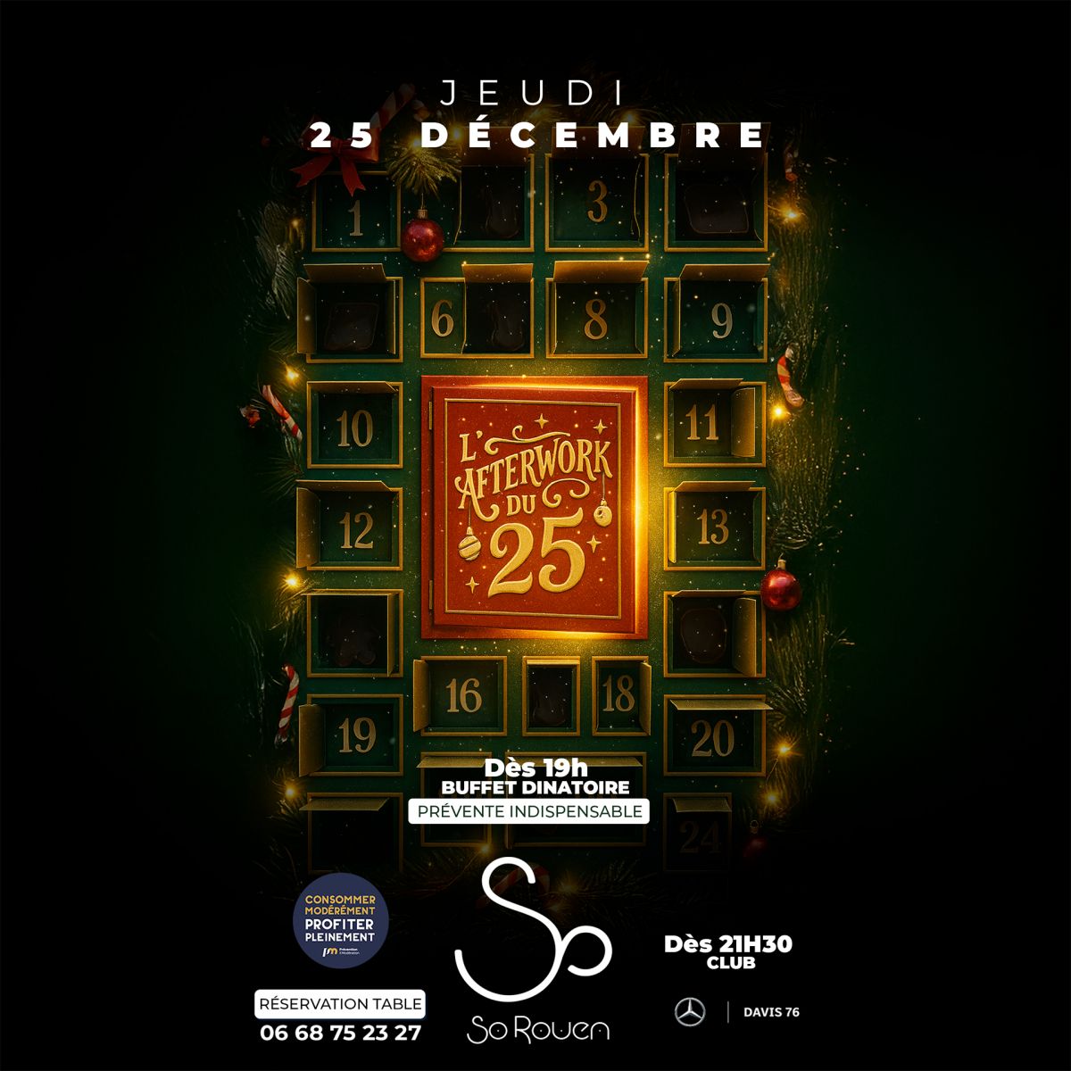 AfterWork Pass DU 25 Décembre - So Rouen
