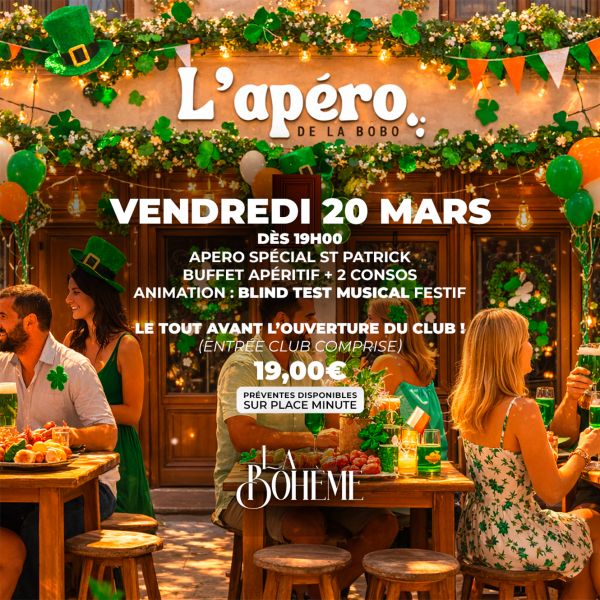 L'apéro de la Bobo spécial St Patrick