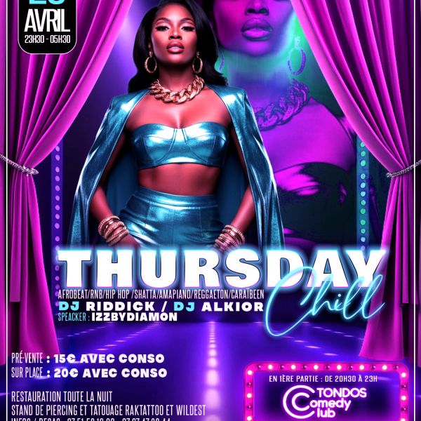 THURSDAY CHILL comedy club