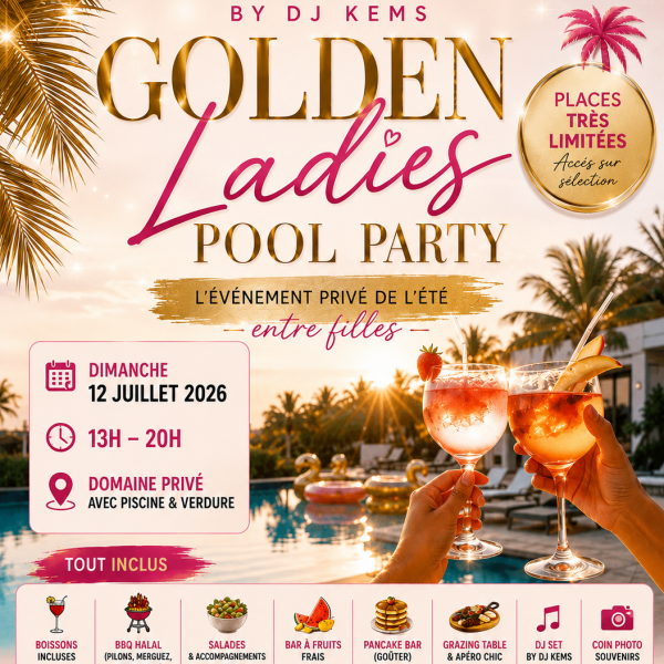 Golden Ladies Pool Party by Dj Kem’s