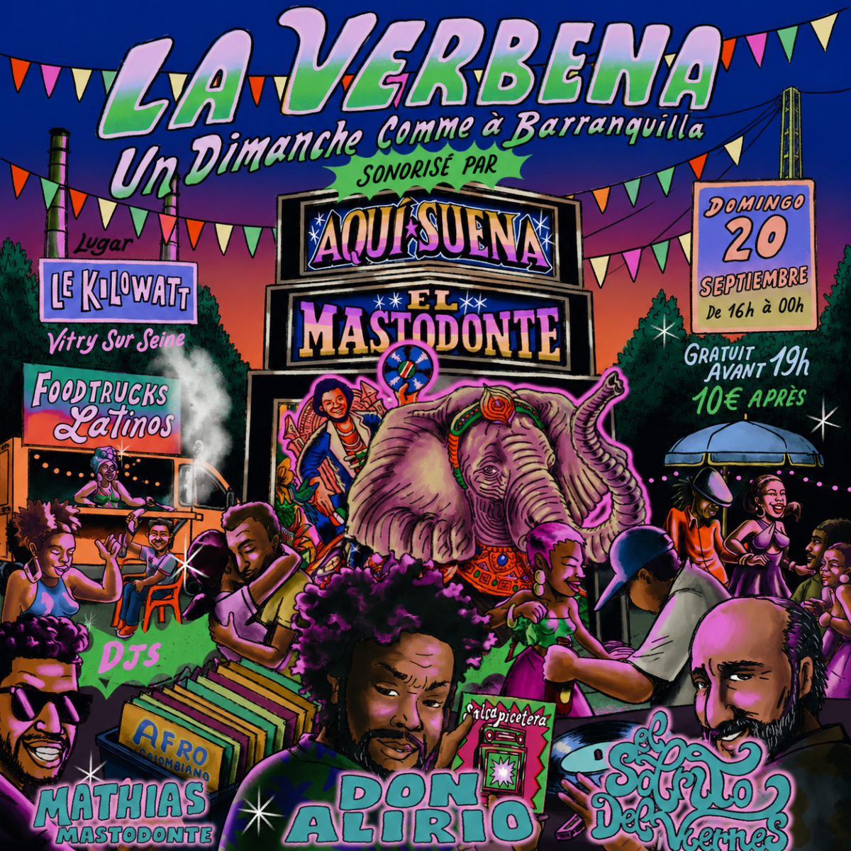 LA VERBENA ( Don Alirio + Mathias Mastodonte + El Sofrito Del Viernes)